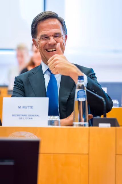Nuotrauka 13: Meeting of the EP Conference of Presidents in the presence of Mark RUTTE, Secretary General of NATO and António COSTA, European Council President