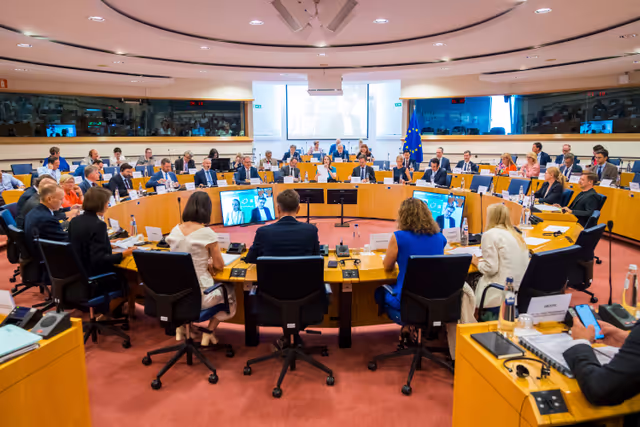 Nuotrauka 14: Meeting of the EP Conference of Presidents in the presence of Mark RUTTE, Secretary General of NATO and António COSTA, European Council President