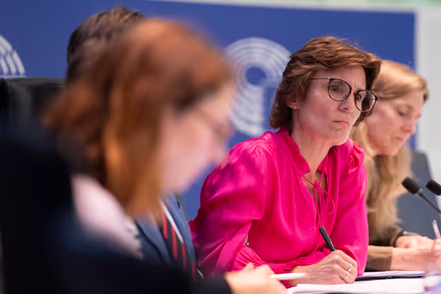 Foto 30: ENVI - Exchange of views with Jessika Roswall, Commissioner for Environment, Water Resilience and a Competitive Circular Economy, and presentation of the Water Resilience Strategy