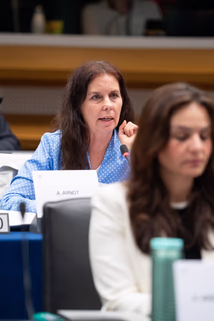 Foto 14: ENVI - Exchange of views with Jessika Roswall, Commissioner for Environment, Water Resilience and a Competitive Circular Economy, and presentation of the Water Resilience Strategy