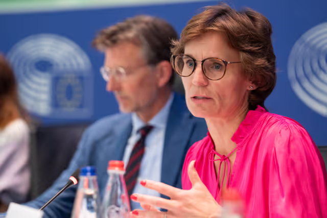 Foto 7: ENVI - Exchange of views with Jessika Roswall, Commissioner for Environment, Water Resilience and a Competitive Circular Economy, and presentation of the Water Resilience Strategy