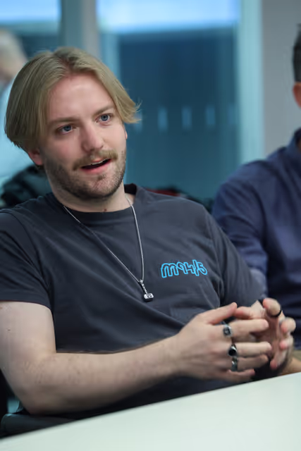 Foto 10: Press briefing with Sabrina REPP