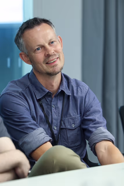 Foto 5: Press briefing with Sabrina REPP