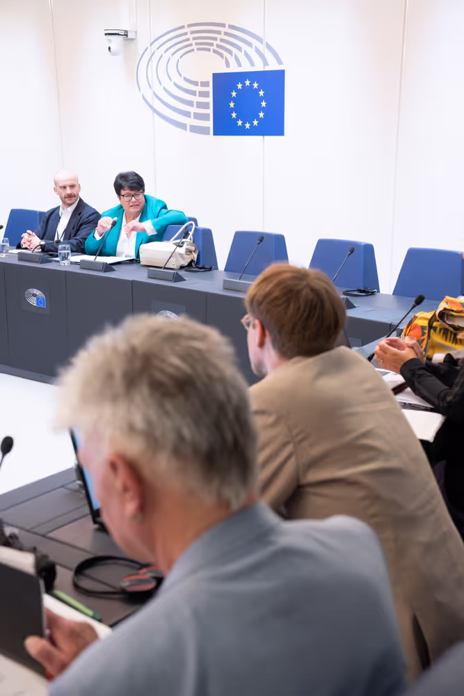 Sabine VERHEYEN meets with German journalists