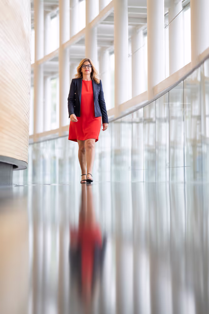 Stephanie YON COURTIN in the EP in Strasbourg