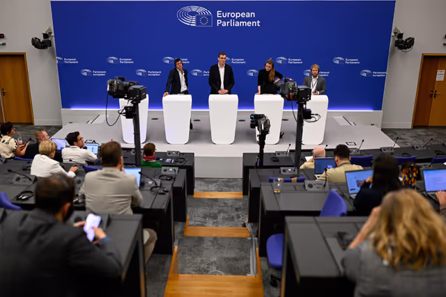 Fotografia 7: Press conference on Freedom of assembly and rule of law in Hungary: intimidation against the mayor of Budapest, organisers and civil society