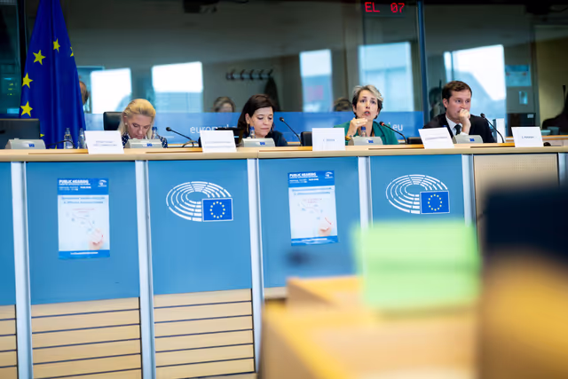 Fotografie 14: TRAN - Public hearing on Bureaucratic burden reduction in different transport modes