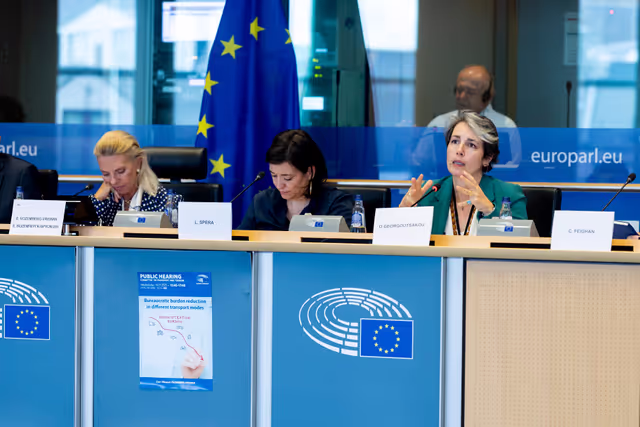 Fotografie 12: TRAN - Public hearing on Bureaucratic burden reduction in different transport modes