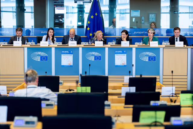 Fotografie 7: TRAN - Public hearing on Bureaucratic burden reduction in different transport modes