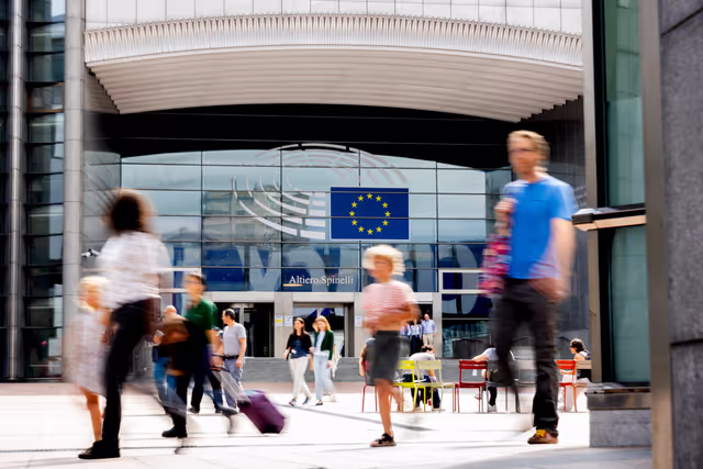 EP buildings of the European Parliament in Brussels.