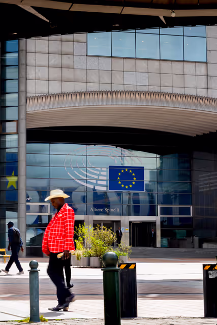 EP buildings of the European Parliament in Brussels.