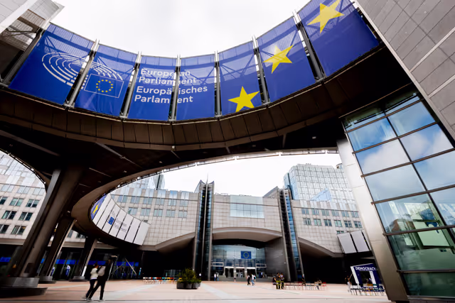EP buildings of the European Parliament in Brussels.