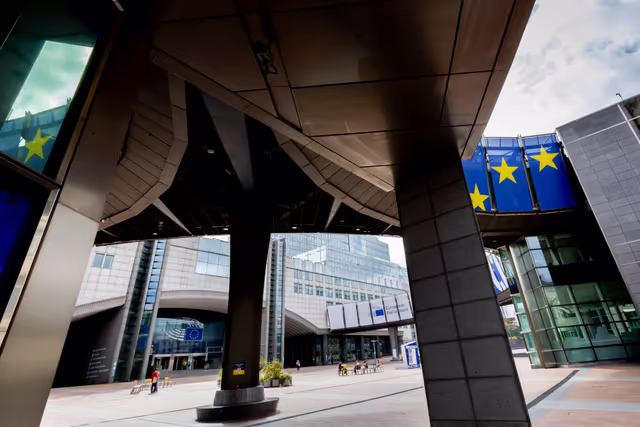 EP buildings of the European Parliament in Brussels.