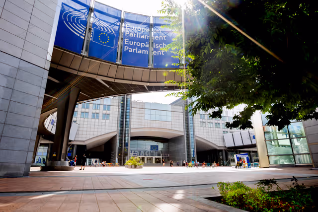 EP buildings of the European Parliament in Brussels.