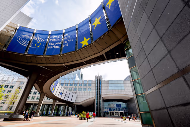 EP buildings of the European Parliament in Brussels.