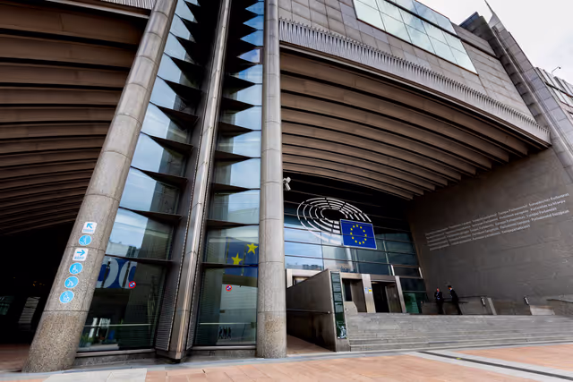 EP buildings of the European Parliament in Brussels.