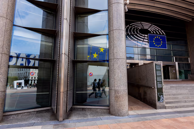 EP buildings of the European Parliament in Brussels.