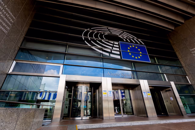 EP buildings of the European Parliament in Brussels.
