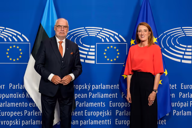 Foto 12: Roberta METSOLA, EP President meets with Alar KARIS, President of Estonia