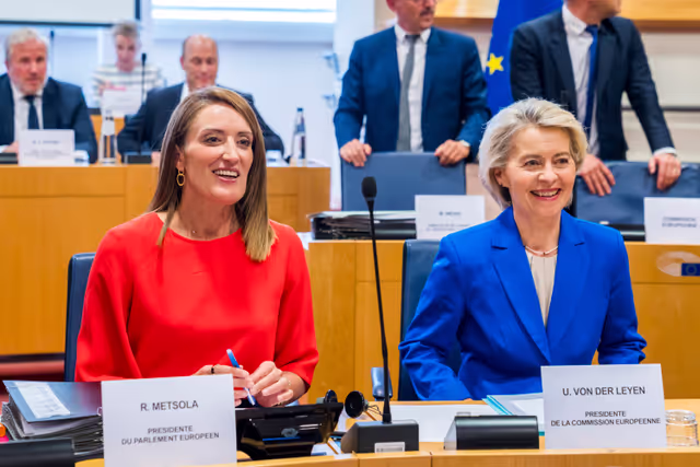 Conference of Presidents with Ursula Von Der Leyen, EC President,  ahead of SOTEU25