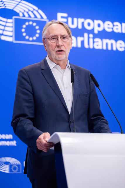 Foto 7: Press conference - EU-US Trade on What's next? “Implementing the political framework agreement and Parliament's involvement