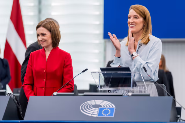 Fotografija 30: EP Plenary session - formal sitting - Address by Maia SANDU, President of the Republic of Moldova