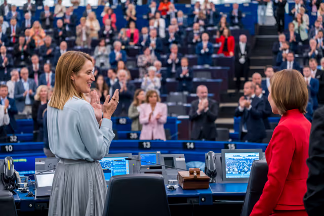 Fotografija 4: EP Plenary session - formal sitting - Address by Maia SANDU, President of the Republic of Moldova