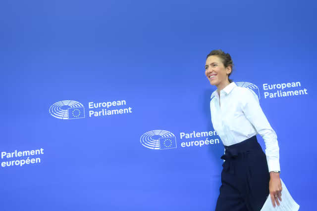 Fotografie 15: Press briefing Renew Europe