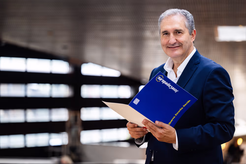 Jose CEPEDA in the EP in Strasbourg