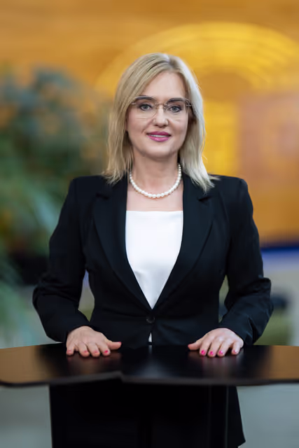 Fotografie 14: Magdalena ADAMOWICZ in the EP in Strasbourg.