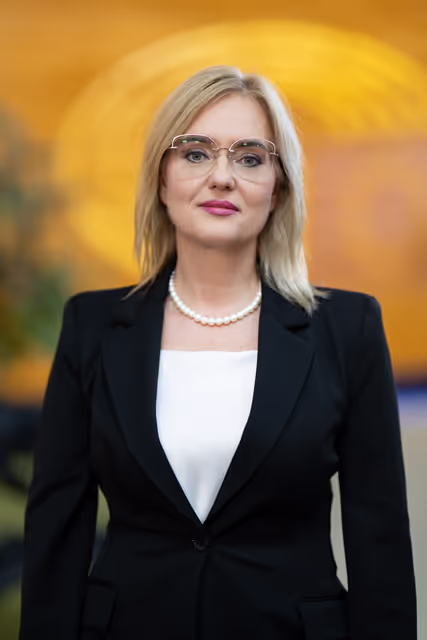 Fotografie 13: Magdalena ADAMOWICZ in the EP in Strasbourg.