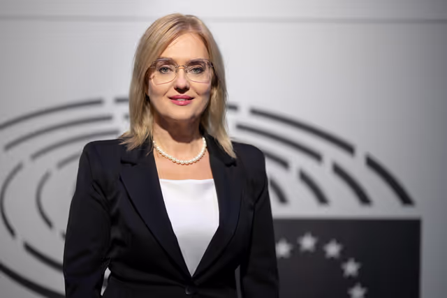 Fotografie 12: Magdalena ADAMOWICZ in the EP in Strasbourg.