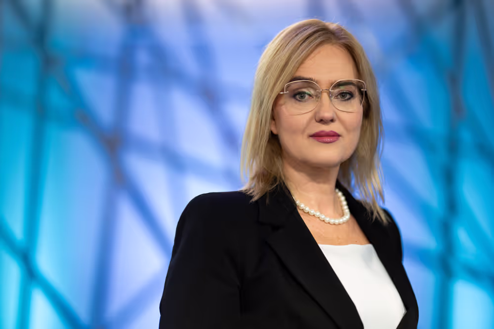 Magdalena ADAMOWICZ in the EP in Strasbourg.