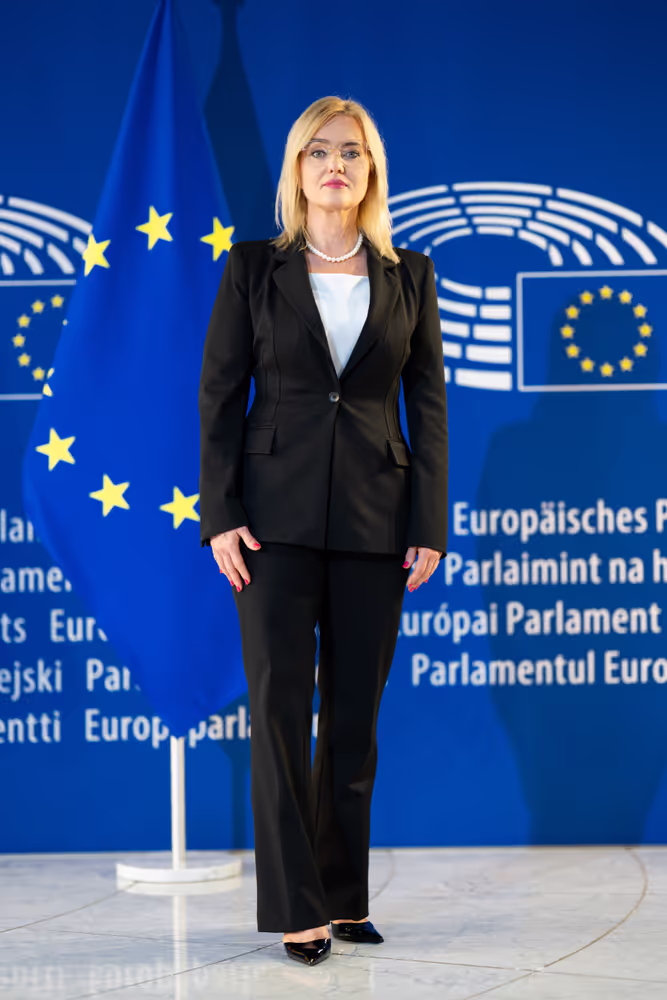 Magdalena ADAMOWICZ in the EP in Strasbourg.
