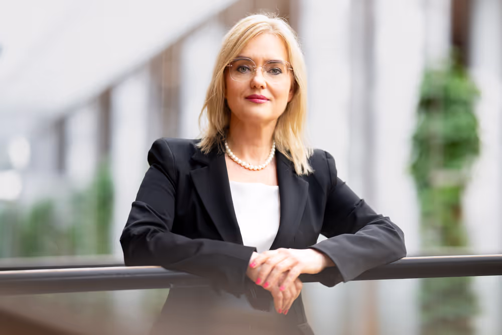 Magdalena ADAMOWICZ in the EP in Strasbourg.