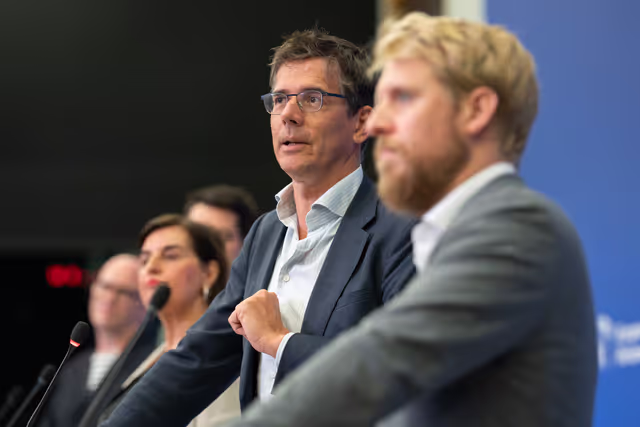 Photo 3: Press conference on Serbia: Political attacks and ongoing protests