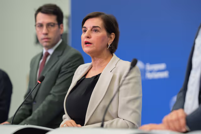 Photo 1: Press conference on Serbia: Political attacks and ongoing protests