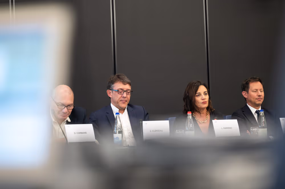 French MEPS meet with  journalists