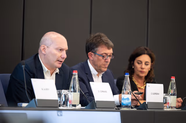 Fotografi 9: French MEPS meet with  journalists