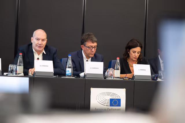 Fotografi 8: French MEPS meet with  journalists
