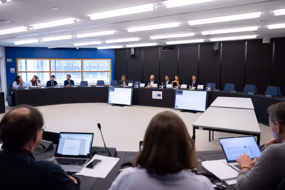 French MEPS meet with  journalists