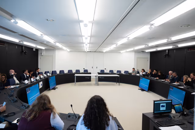 French MEPS meet with  journalists