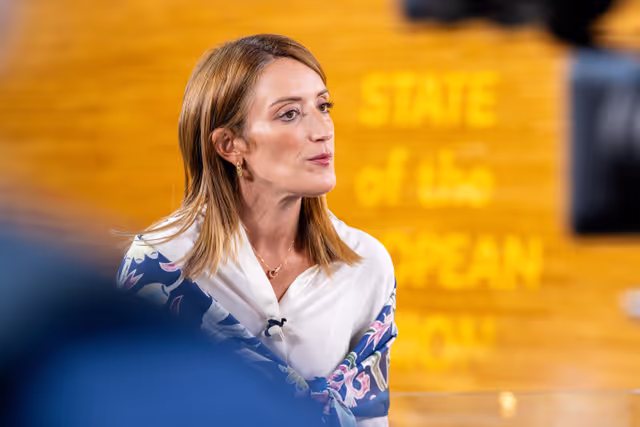 Foto 14: Statement of Roberta METSOLA, EP President post the State of the European Union - #SOTEU2025