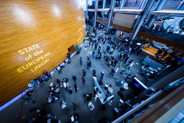 Atmosphere ahead of the State of the Union - #SOTEU2025