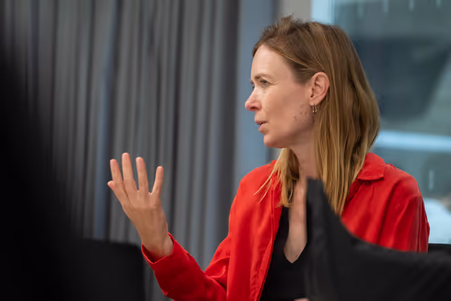 Φωτογραφία 9: Press briefing with Anna CAVAZZINI