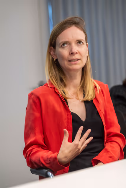 Φωτογραφία 4: Press briefing with Anna CAVAZZINI