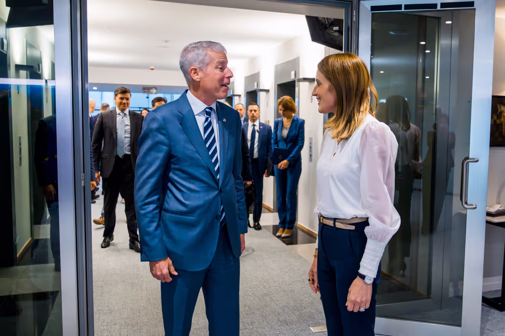 Roberta METSOLA, EP President meets with Chris WRIGHT, Secretary for Energy of the United States
