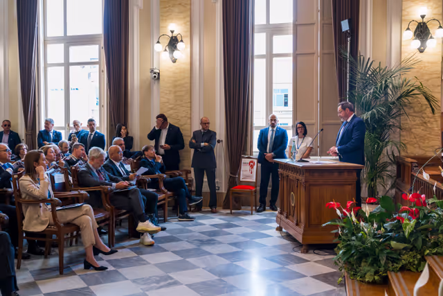 Photo 10 : Official visit by Roberta METSOLA, EP President, to Messina (Italy) - Participation to the conference "National and Transnational Crime: Tools and Objectives in Italy and Europe"