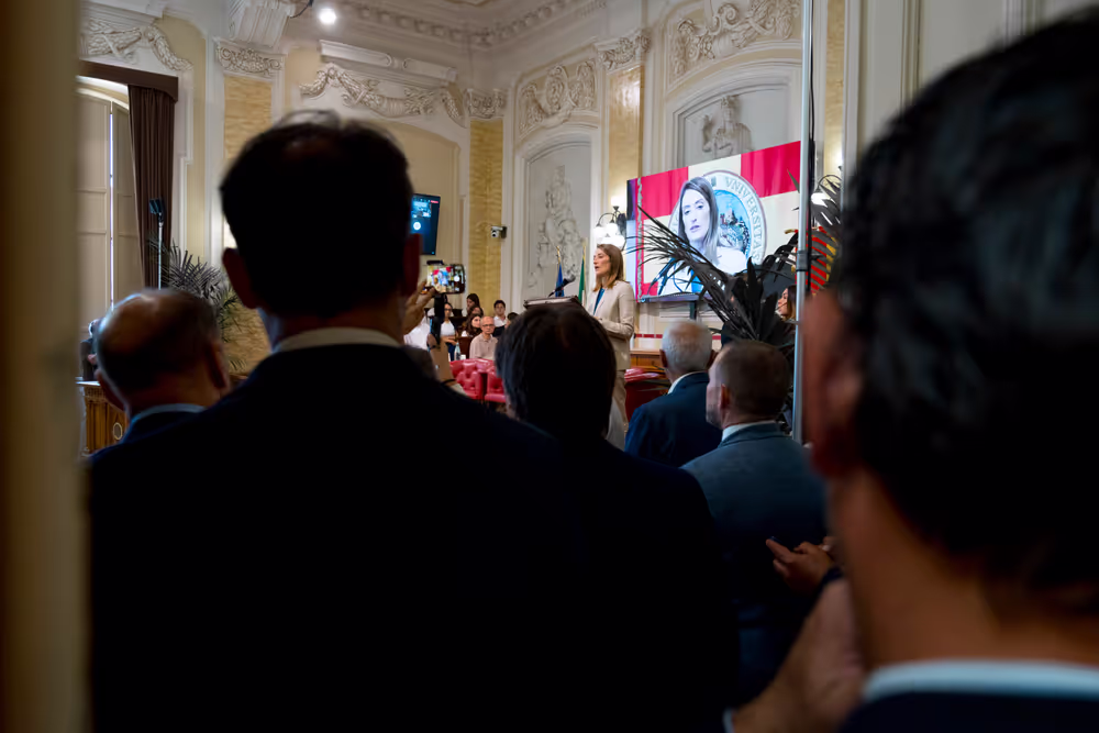 Official visit by Roberta METSOLA, EP President, to Messina (Italy) - Participation to the conference "National and Transnational Crime: Tools and Objectives in Italy and Europe"