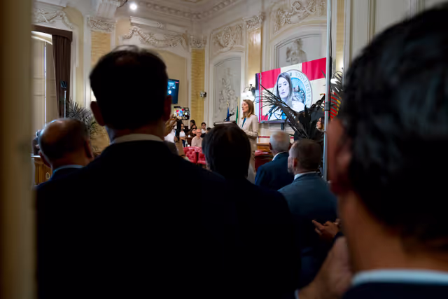 Photo 2 : Official visit by Roberta METSOLA, EP President, to Messina (Italy) - Participation to the conference "National and Transnational Crime: Tools and Objectives in Italy and Europe"